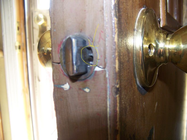 Door knob sticking Community Forums